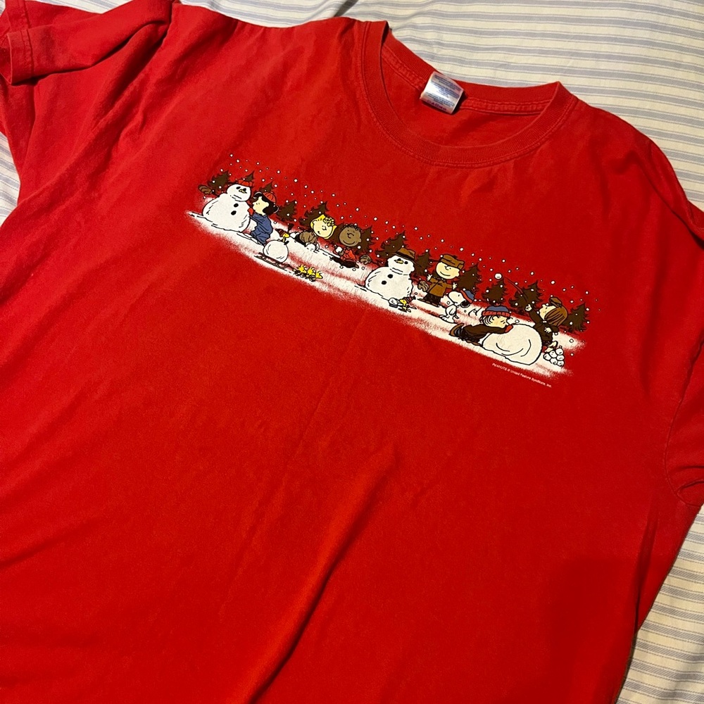 Peanuts Red Short Sleeve Tee